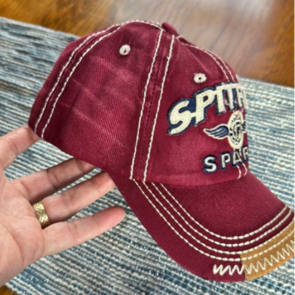 Spitfire Spark Hat Cap, Fade Red, Embroidered, American Motor history 1932 NEW - Picture 5 of 10